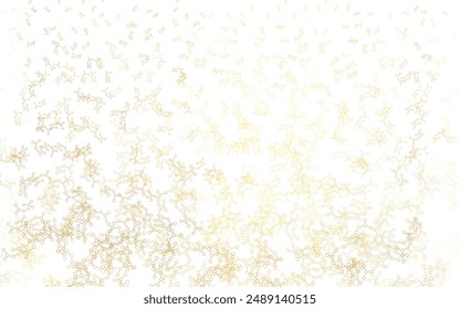 Light Brown vector template with artificial intelligence structure. Abstract illustration with links and dots of AI. Pattern for  poster, banner of technology.