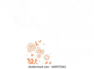 Light Brown vector texture with abstract forms. Illustration with colorful gradient shapes in abstract style. Best smart design for your business.