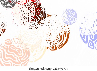 Light Brown vector texture with abstract forms. Simple colorful illustration with abstract gradient shapes. Elegant design for wallpapers.