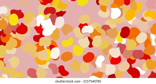 Light brown vector texture with memphis shapes. Simple design in abstract style with gradient forms. Simple illustration for your web site.