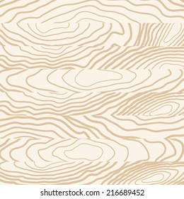 Light brown wooden planks. Vector illustration