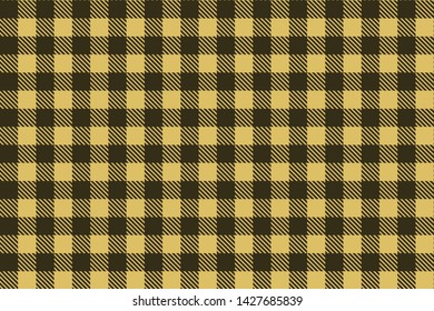 Light brown-black Lumberjack plaid seamless pattern. Texture for plaid, tablecloths, clothes, shirts, dresses, paper, bedding, blankets, quilts and other textile products. Vector illustration.EPS 10