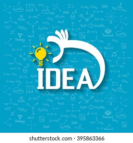 Light bub the big idea concept