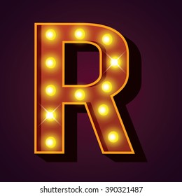 Light Bulb Alphabets