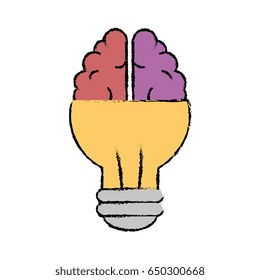 light bulb brain idea