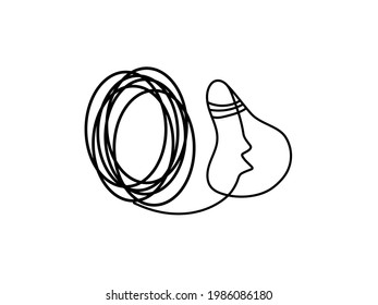 Light bulb and cable skein icon on white and white background. Electricity and wiring symbol in the house.