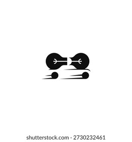 Combinação de logotipo de carro de lâmpada.
