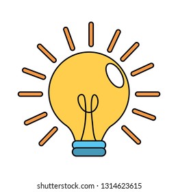 light bulb cartoon