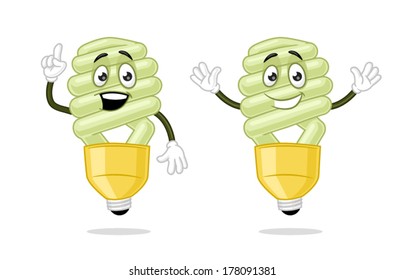 Light Bulb Cartoon Characters