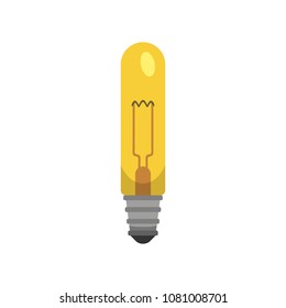 Light bulb in cartoon style. Idea illustration.