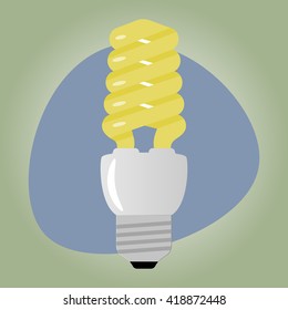 Light bulb colorful icon