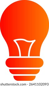 Light Bulb Colorful Icon Style