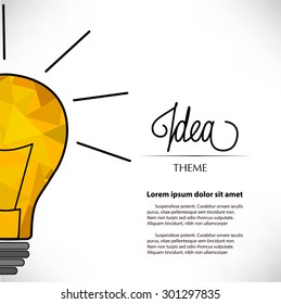Light Bulb - Copy Space
