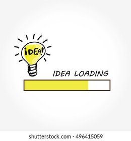 Light bulb creative design. Concept big idea