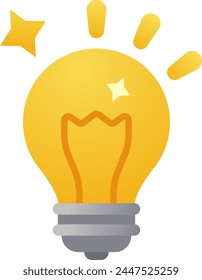 Light bulb Creative idea icon