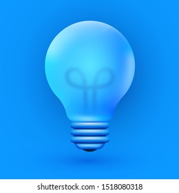 Light bulb, creative idea and innovation. Inspiration concept. Vector illustration