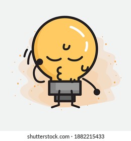 Leuchturm-Cute-Zeichen-Symbol Vektorgrafik