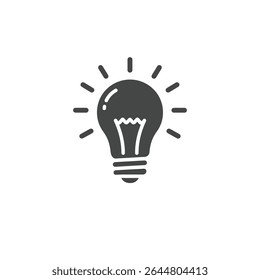 Light Bulb Depiction Representing Innovation Bright Ideas Creative Solutions Inspiration