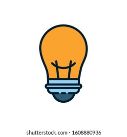 Light bulb design, Energy power technology electricity illumination and innovation theme Vector illustration