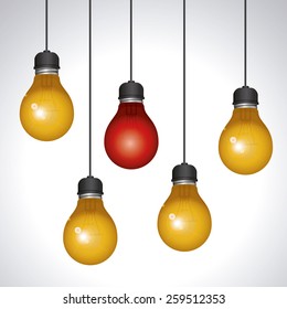 Light Bulb design, vector illustration