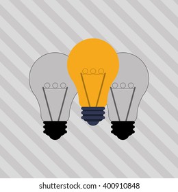 light bulb  design, vector illustration