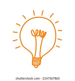 Light bulb drawing ideas design.