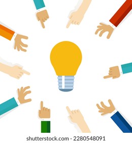 light bulb electrical technology energy power yellow color vector