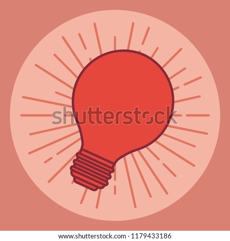 light bulb energy electricity icon