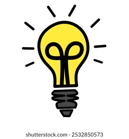 Icono de objeto de energía de bombilla ilustración de stock