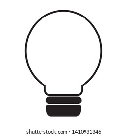 light bulb energy power icon vector illustration