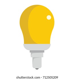 Light bulb flat icons set vector illustration for design and web isolated on white background. Light bulb vector object for labels, logos and advertising