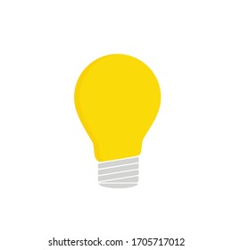 The light bulb is full of ideas And creative thinking, analytical thinking for processing. Light bulb icon vector. ideas symbol illustration.