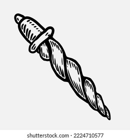 ilustración vectorial de la bombilla de luz aislada en fondo blanco