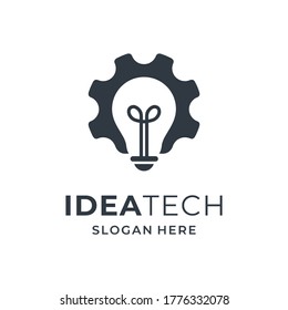Lichtblitze und Logo-Konzept für Technologieunternehmen.