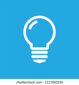 light bulb or glass light bulb on background vector illustration
