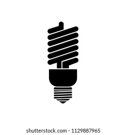 light bulb or glass light bulb on background vector illustration
