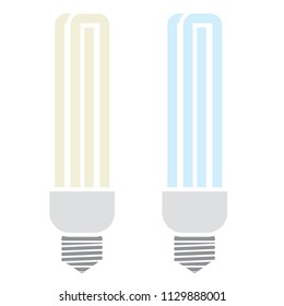 light bulb or glass light bulb on background vector illustration
