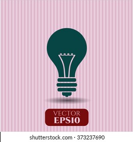 Light bulb high quality icon