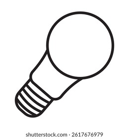 Light bulb icon 10 eps