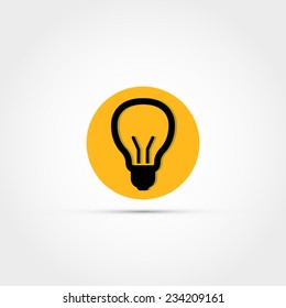 Light bulb icon 