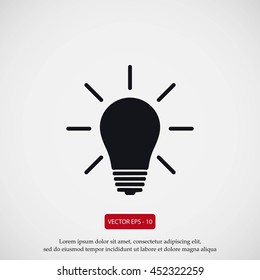 Light bulb icon