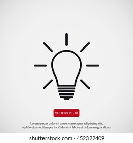 Light bulb icon