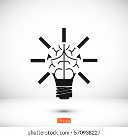 light bulb icon, light bubl icon