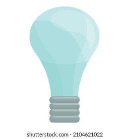 Light bulb icon cartoon vector. Electric lamp. Bright light