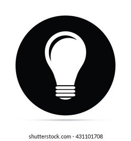 Light Bulb Icon Circle Icon