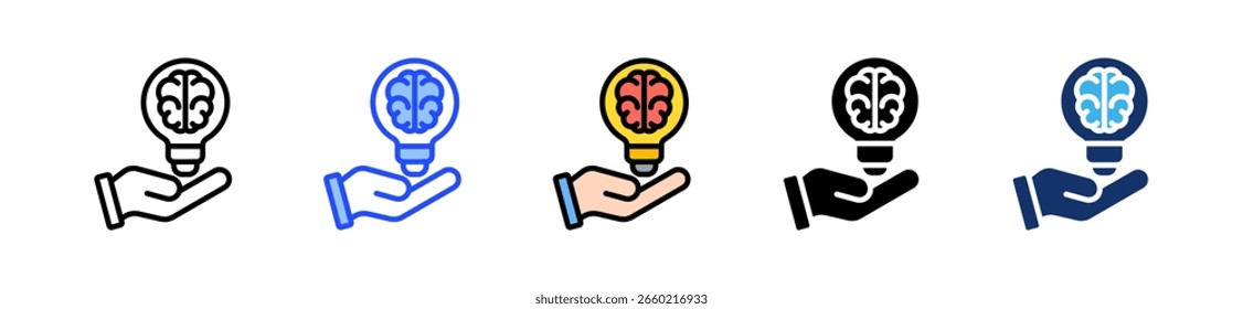 Light Bulb Icon Collection With Multiple Styles