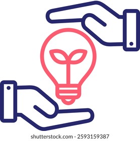 Light Bulb Icon Color Vector Illustration