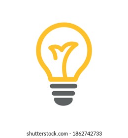 Icono de la bombilla. Concepto de idea. Ilustración vectorial.