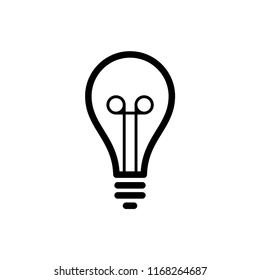 Light bulb icon creative idea logo template