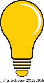 Symbol der Glühbirne, Kreativität und Ideensymbol